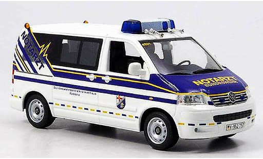 Volkswagen Combi Base 1/43 Minichamps t5 transporter bundeswehr notarzt 2002 coche miniatura