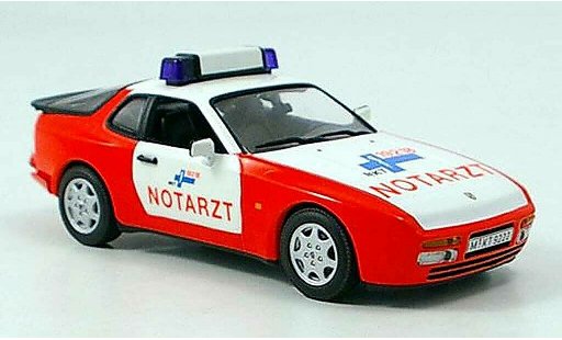 Porsche 944 1989 1/43 Minichamps S2 Notarzt - MKT Munchen coche miniatura