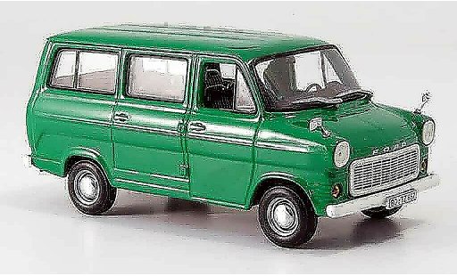 Ford Transit Bus 1/43 Minichamps verde 1974 coche miniatura