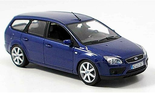 Ford Focus Turnier 1/43 Minichamps azul 2006 coche miniatura