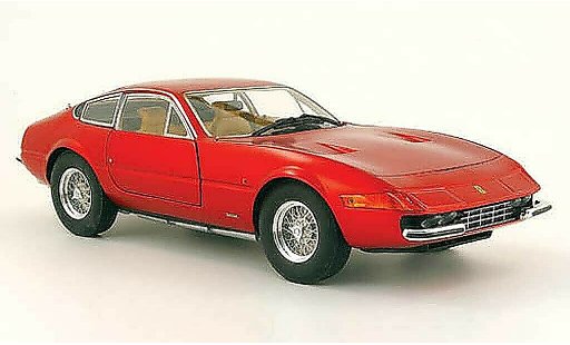 Ferrari 365 GTB/4 1/18 Hot Wheels Elite daytona rot-met. serie elite coche miniatura