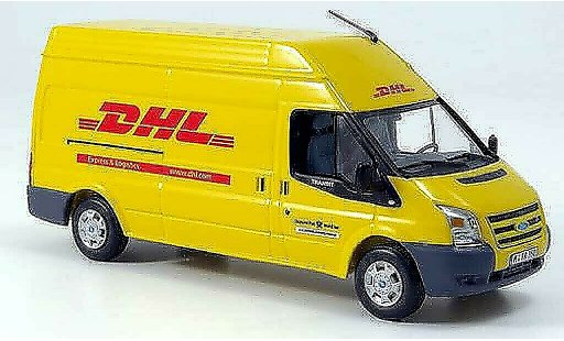 Ford Transit Kastenwagen 1/43 Minichamps Hochtechofurgoneta DHL 2006 coche miniatura