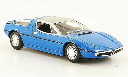 Maserati Bora Base 1/43 Minichamps azul 1972 coche miniatura