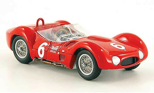 Maserati Tipo Base 1/43 Minichamps 61 birdcage r.penske ganador scca 1961 coche miniatura