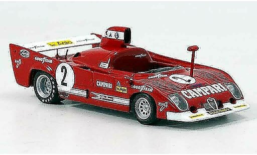 Alfa Romeo 33.3 tt12 1/43 Minichamps 1975 tt 12 no.2 pescarolo ganador 1000 km spa coche miniatura