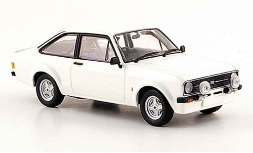 Ford Escort RS 1800 1/43 Minichamps Rally blanco 1975 MK2 coche miniatura