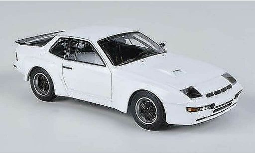 Porsche 924 1980 1/43 Minichamps Carrera GTS blanco Prasentationsfahrzeug coche miniatura