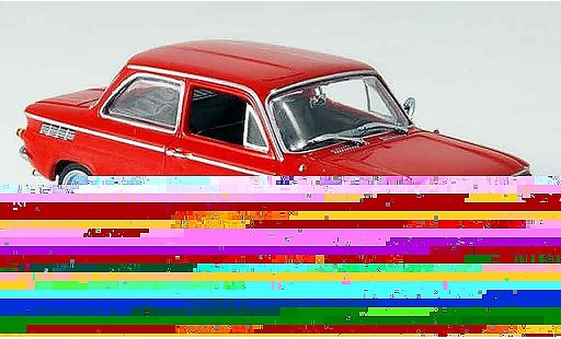 NSU TT Base 1/43 Minichamps rojo 1967 coche miniatura