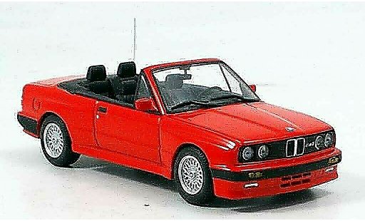 Bmw M3 Cabriolet 1/43 Minichamps E30 3er Descapotable rojo 1988 coche miniatura