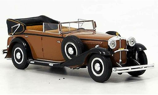 Maybach V12  DS8 Base 1/43 Minichamps V12 DS8 Zeppelin marron 1932 coche miniatura