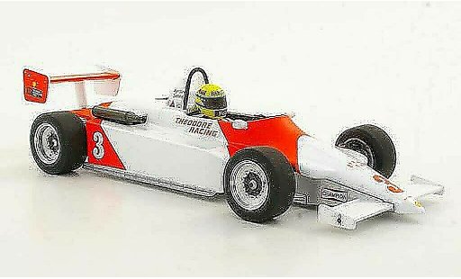 Toyota F1 Ralt RT3 1/18 Minichamps No.3 Theodore Racing A.Senna GP Macau 1983 coche miniatura