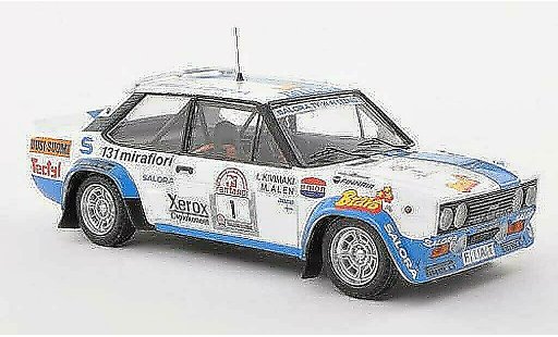 Fiat 131 Abarth 1/43 Trofeu No.1 Rally Finnland 1980 M.Alen/I.Kivimeki coche miniatura