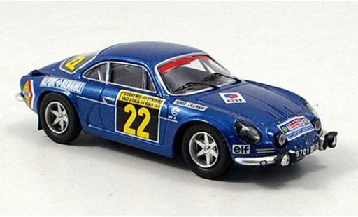 Alpine A110 1600 s 1/43 Trofeu 1600S Therier ganador Rally San Remo 1970 coche miniatura