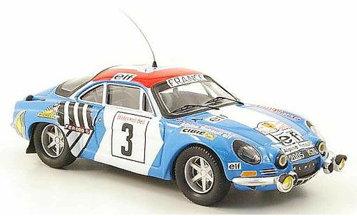 Alpine A110 1600 s 1/43 Trofeu 1600S No.3 Nicolas/DelferrierRally Marokko 1974 coche miniatura