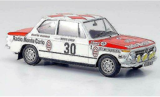 Bmw 2002 tii 1/43 Trofeu No.30 Dorche/Gertosio Rally Monte Carlo 1975 coche miniatura