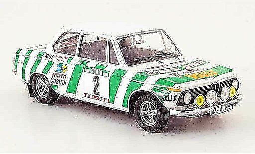 Bmw 2002 tii 1/43 Trofeu No.2 Warmbold Davenport Rally Portugal 1975 coche miniatura
