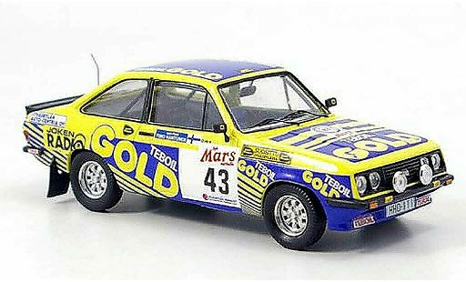 Ford Escort RS 2000 1/43 Trofeu No.43 Kankkunen 1000 Lakes 1979 coche miniatura
