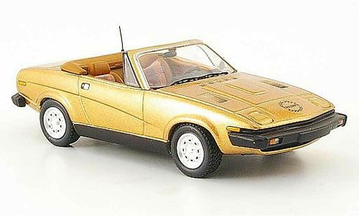 Triumph TR7 DHC 1/43 Trofeu Drophead gold coche miniatura