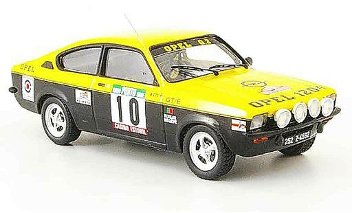 Opel Kadett GT 1/43 Trofeu e meqepe ganador rallye portugal 1977 coche miniatura
