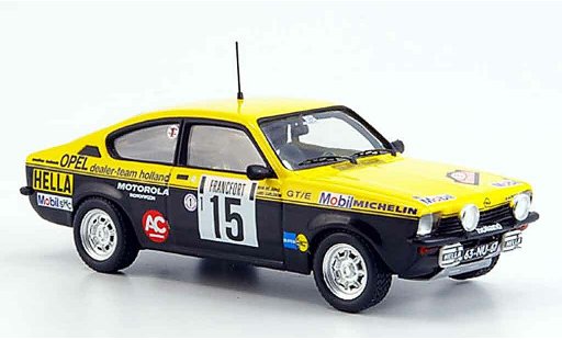 Opel Kadett GT 1/43 Trofeu e carlsson rallye monte carlo 1977 coche miniatura