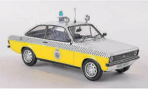 Ford Escort Berlina 1/43 Trofeu Staffordshire Police Polic&iacute;a (GB) 1980 coche miniatura