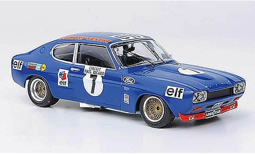 Ford Capri RS 2600 1/43 Trofeu MKI No.7 J.Stewart / F.Cevert 6h Paul Ricard 1972 coche miniatura