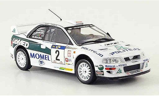 Subaru Impreza WRC 1/43 IXO no.2 lopes rallye portugal 2002 coche miniatura