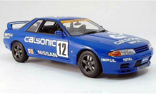 Nissan Skyline R32 1/18 Kyosho gt-r bnr calsonic coche miniatura