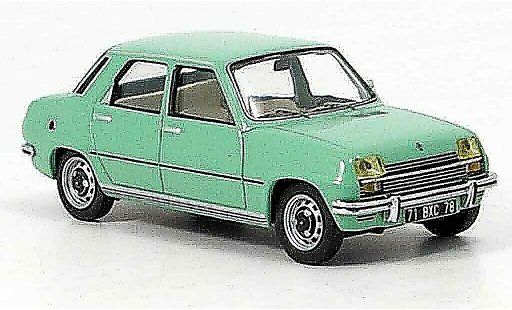 Renault Siete TL 1/43 IXO verde 1975 coche miniatura