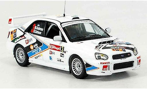 Subaru Impreza WRC 1/43 IXO no.3 ganador rallye portugal 2005 coche miniatura