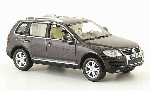 Volkswagen Touareg Base 1/43 Minichamps antracita coche miniatura