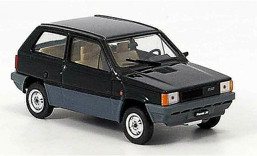 Fiat Panda 30 1/43 Brumm negro 1980 coche miniatura