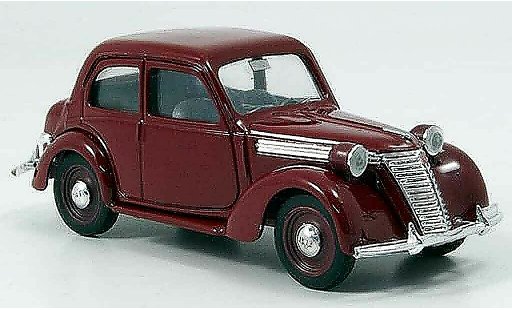Fiat 1100 E 1/43 Brumm rojo coche miniatura