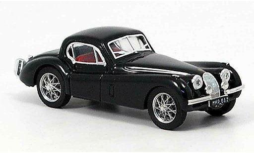 Jaguar XK 120 1/43 Brumm coupe negro 1948 coche miniatura