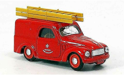 Fiat 500 C 1/43 Brumm Lieferwagen pompier Italien 1949 coche miniatura