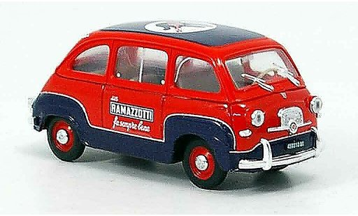 Fiat 600 Multipla 1/43 Brumm Ramazzotti 1960 coche miniatura