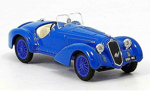 Alfa Romeo 8C 2900 b mm roadster 1/43 Brumm azul 1938 coche miniatura