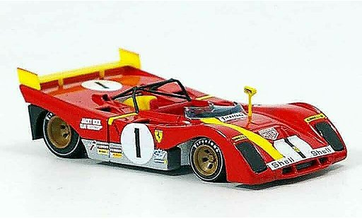 Ferrari 312 PB 1/43 Brumm no.1 ickx 1000km monza 1972 coche miniatura