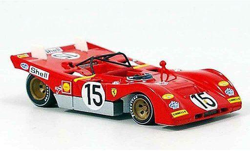 Ferrari 312 PB 1/43 Brumm no.15 ickx 1000km monza 1971 coche miniatura