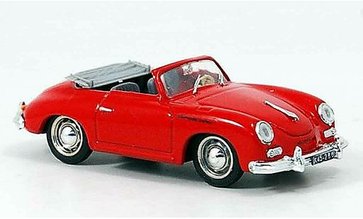 Porsche 356 1952 1/43 Brumm A Descapotable rojo coche miniatura