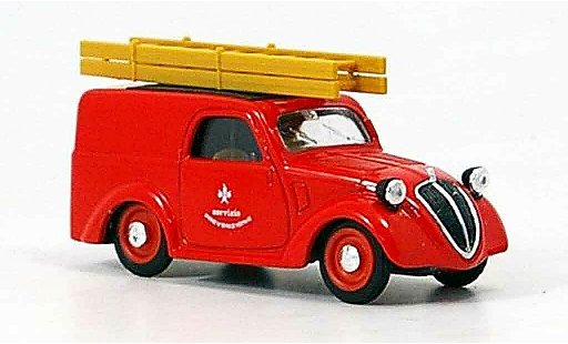 Fiat 500 B 1/43 Brumm Lieferwagen pompier Italilen 1946 coche miniatura