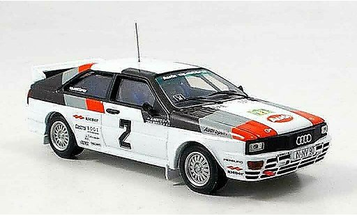 Audi Quattro rallye 1/43 Vitesse No.2 Mikkola ganador Rally Suecia coche miniatura