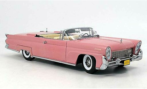 Lincoln Continental 1958 1/18 Sun Star Mark III rosa coche miniatura