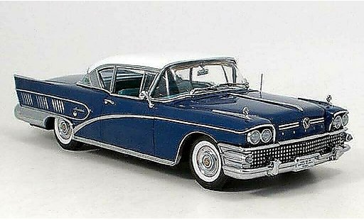 Buick Limited Coupe 1/18 Sun Star riviera azul 1958 coche miniatura