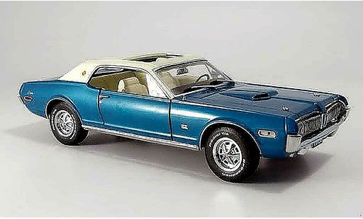 Mercury Cougar XR7 1/18 Sun Star xr7g azul blanco 1968 coche miniatura