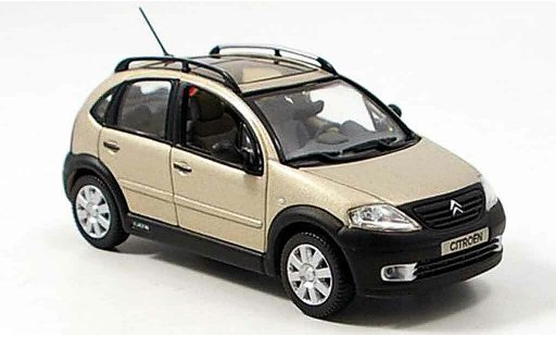 Citroen C3 XTR 1/43 Norev x tr beige 2004 coche miniatura