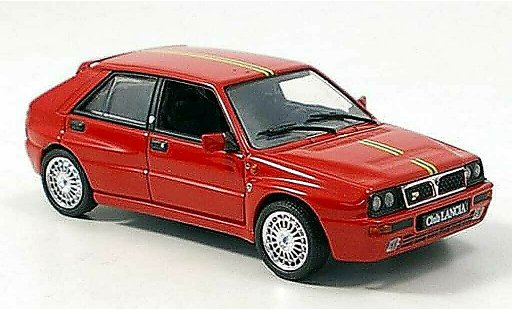 Lancia Delta Club Italia 1/43 Norev rojo 1992 coche miniatura