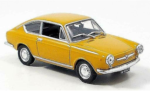 Seat 850 Coupe 1/43 Norev amarillo 1967 coche miniatura