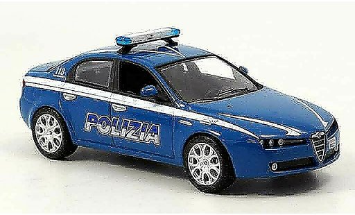 Alfa Romeo 159 polizia 1/43 Norev police police italien 2005 coche miniatura