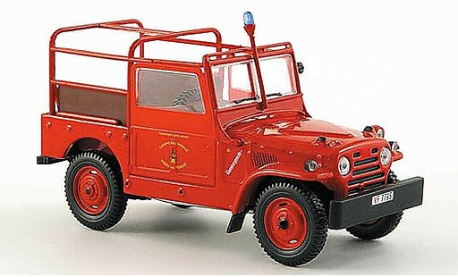 Fiat Campagnola Pompiers 1/43 Norev pompier Trentino 1959 coche miniatura